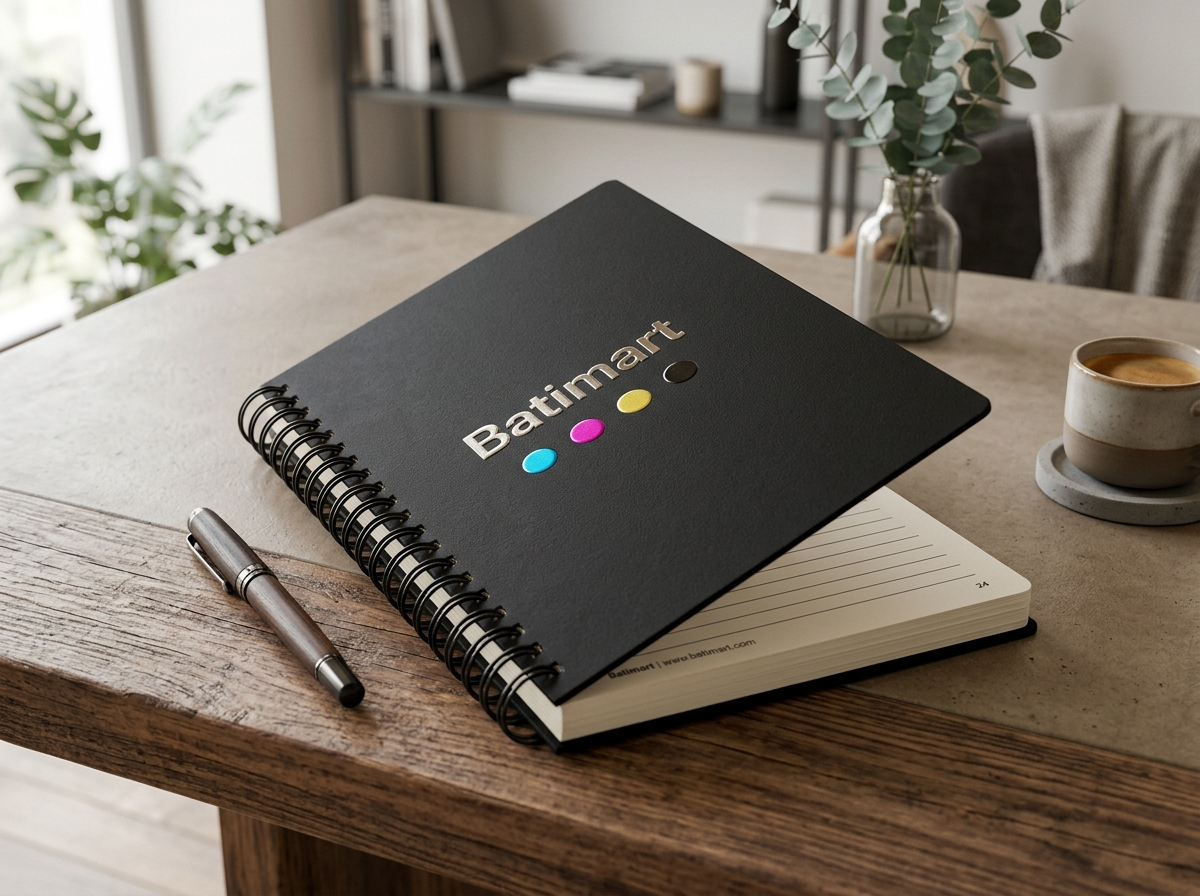 Visuel produit : Bloc-Notes A5 Noir & Blanc (180 pages)