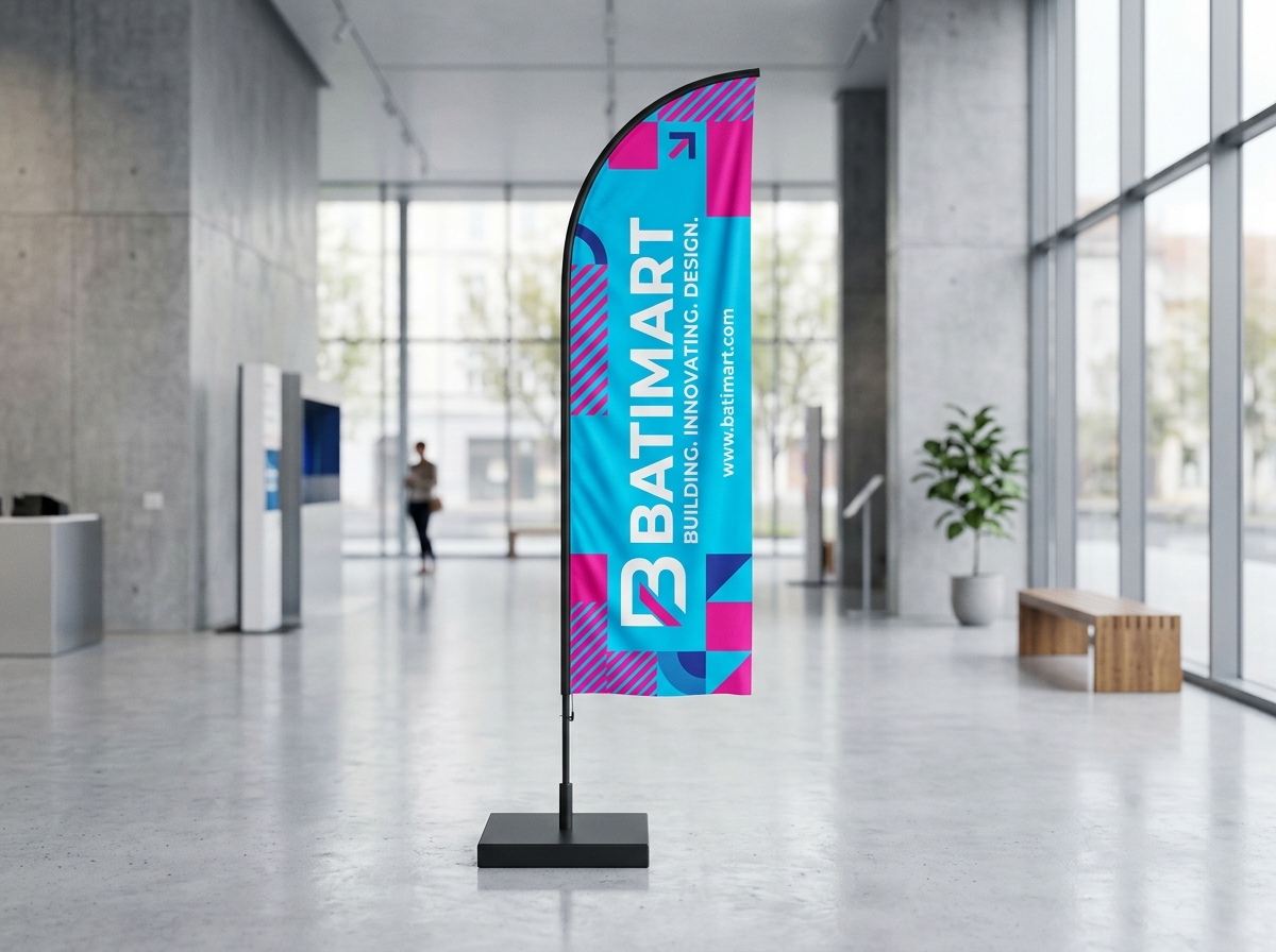 Visuel produit : Oriflamme / Beach Flag Complet